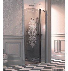 Душевая дверь Huppe Design Victorian DV0402 с неподвижным сегментом, 90 см