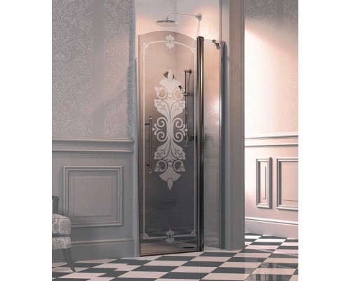 Душевая дверь Huppe Design Victorian DV0402 с неподвижным сегментом, 90 см