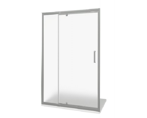 Душевая дверь в нишу Good Door Orion WTW - PD-110-G-CH, 110 х 185 см, стекло матовое Грейп, хром, ОР00019