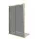 Душевая дверь в нишу Good Door Jazze WTW-120-B-BR, 120 х 185 см, стекло тонированное бронза, бронза, ДЖ00032