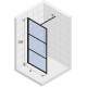 Душевая стенка Riho Grid GB400, 100 см, со свободным входом, стекло прозрачное, профиль черный, G004043121