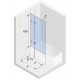 Шторка для ванны Riho VZ Scandic NXT X109, 85x150 см, цвет профиля хром, стекло прозрачное, левая/правая