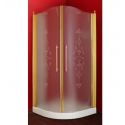Душевой уголок Migliore Diadema, 90 х 90 х 185 см, стекло матовое с декором, 20421