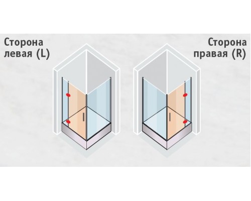 Душевой уголок Vegas Glass AFP-Fis Lux, 120 x 90 x 199,5 см с подъемным механизмом