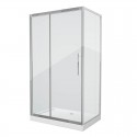Душевой уголок Grossman Pragma PR-120SQL/R, 120 x 80 см, стекло прозрачное, цвет профиля - серебро