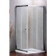 Душевой уголок Cezares Practico-A-2, 90 х 90 х 185 см, стекло прозрачное