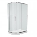 Душевой уголок Grossman Pragma PR-120SL/R, 120 x 80 см, стекло прозрачное, цвет профиля - серебро