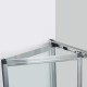 Душевой уголок WasserKRAFT Weser 78F, 100 х 90 х 200 см, профиль серебристый, стекло прозрачное, 78F22
