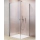 Душевой уголок Radaway EOS KDJ I 100/L, 100 х 100 см, стекло прозрачное, профиль хром, дверь левая, 137523-01-01L