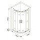 Душевое ограждение Good Door Altair R-TD-100-C-CH, 100 х 100 х 195 см, стекло прозрачное, хром, АЛ00008