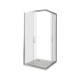 Душевое ограждение Good Door Infinity CR -100-C-CH, 100 х 100 х 185 см, стекло прозрачное, хром, ИН00020