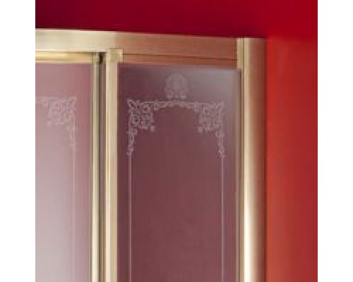 Душевой уголок Migliore Diadema, 90 х 90 х 185 см, стекло прозрачное с декором