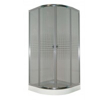 Душевой уголок Parly 90 x 90 см, дверь раздвижная, стекло прозрачное, профиль хром, Z9111
