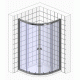 Душевой уголок Parly 90 x 90 см, дверь раздвижная, стекло прозрачное, профиль хром, Z9111