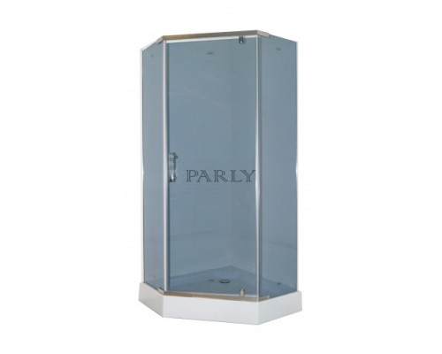 Душевой уголок Parly ZPE 91, 90 х 90 х 195 см, стекло тонированное
