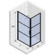 Душевой уголок Riho Grid GB201, G004010121, 90 х 80 см, стекло прозрачное, профиль черный
