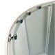 Душевой уголок Royal Bath RB100BK-C 100 х 100 x 200 см четверть круга, стекло матовое, белый