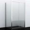 Душевой уголок WasserKRAFT  41S15, 120 х 90 см, стекло прозрачное, профиль серебристый