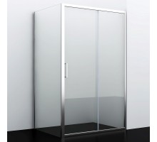 Душевой уголок WasserKRAFT  41S15, 120 х 90 см, стекло прозрачное, профиль серебристый