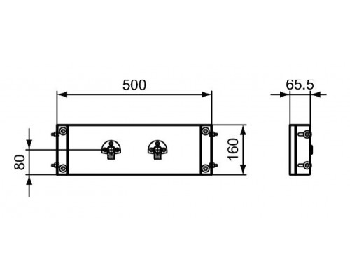 Инсталляция Ideal Standard Prosys для монтажа душевого смесителя, серый, R016667