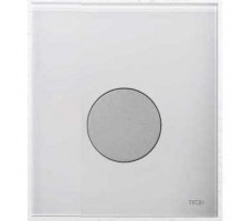 Панель TECE Loop Urinal 9242661, белое стекло, клавиша нержавеющая сталь с покрытием против отпечатков пальцев