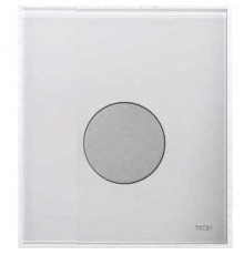 Панель TECE Loop Urinal 9242661, белое стекло, клавиша нержавеющая сталь с покрытием против отпечатков пальцев