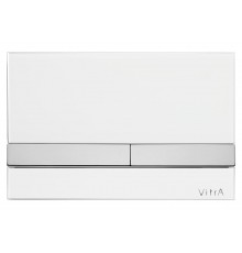Клавиша смыва Vitra Select, стекло, белый глянец, 740-1100