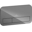 Клавиша двойная смывная стеклянная Villeroy&Boch M200 922400RA серый Клавиша двойная смывная стеклянная Villeroy&Boch M200 922400RA серый