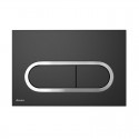 Кнопка слива для унитаза Ravak Uni Chrome RimOFF, цвет черный матовый, X01797