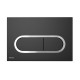 Кнопка слива для унитаза Ravak Uni Chrome RimOFF, цвет черный матовый, X01797