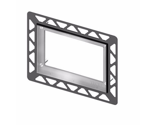 Монтажная рамка TECE Loop 9240644 для установки стеклянных панелей TECEloop или TECEsquare на уровне стены, металлический глянцевый