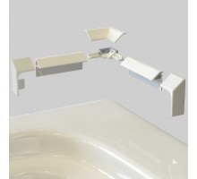Бордюр для ванн Aquatek, 195 см, белый, DEKOR-0000001