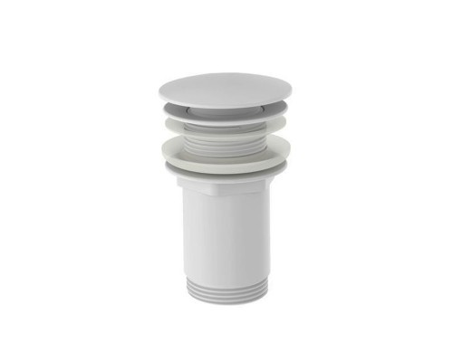 Донный клапан Ravak, для раковины без перелива, белый матовый, X01799