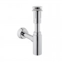 Сифон Vitra Syphon с донным клапаном для раковины, хром, A45154 Сифон Vitra Syphon с донным клапаном для раковины, хром, A45154