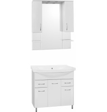 Зеркало-шкаф Style Line Эко Стандарт Энигма 90/С ЛС-00000174, 90 см, подвесное, белое