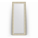 Зеркало в багетной раме Evoform Exclusive Floor BY 6123, 83 x 203 см, травленое серебро