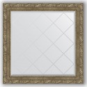 Зеркало с гравировкой в багетной раме Evoform Exclusive-G BY 4317 85 x 85 см, виньетка античная латунь