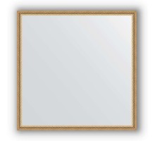 Зеркало в багетной раме Evoform Definite BY 0657 68 x 68 см, витое золото