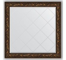 Зеркало с гравировкой в багетной раме Evoform Exclusive-G BY 4459 109 x 109 см, византия бронза