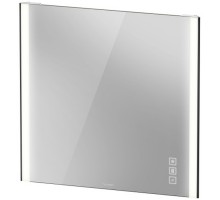 Зеркало Duravit XViu XV70420B2B2 82 x 4 x 80 см с подсветкой, с эффектом Memory, черный матовый