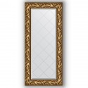 Зеркало с гравировкой в багетной раме Evoform Exclusive-G BY 4070 59 x 128 см, византия золото