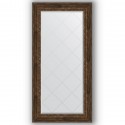Зеркало с гравировкой в багетной раме Evoform Exclusive-G BY 4301 82 x 164 см, состаренное дерево с орнаментом