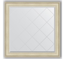 Зеркало с гравировкой в багетной раме Evoform Exclusive-G BY 4456 108 x 108 см, травленое серебро