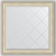 Зеркало с гравировкой в багетной раме Evoform Exclusive-G BY 4456 108 x 108 см, травленое серебро