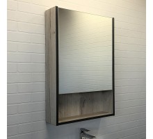 Зеркальный шкаф Comfortу Вена-55, без подсветки, дуб дымчатый, 00-00009271