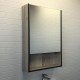 Зеркальный шкаф Comfortу Вена-55, без подсветки, дуб дымчатый, 00-00009271