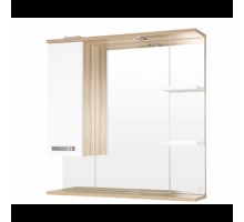Зеркало-шкаф Style Line Ориноко 800/С ЛС-00000637, 80 см, подвесное, белое/ориноко