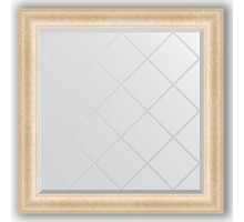 Зеркало с гравировкой в багетной раме Evoform Exclusive-G BY 4312 85 x 85 см, старый гипс