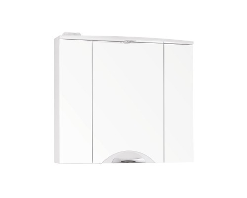 Зеркало-шкаф Style Line Жасмин 2 800/С ЛС-000010036 Люкс, 80 см, с подсветкой, белое
