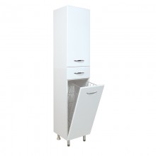 Пенал Onika МОДЕРН 40.10, белый, с корзиной, левый/правый